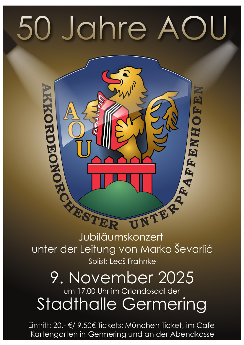 AOU Konzertplakat